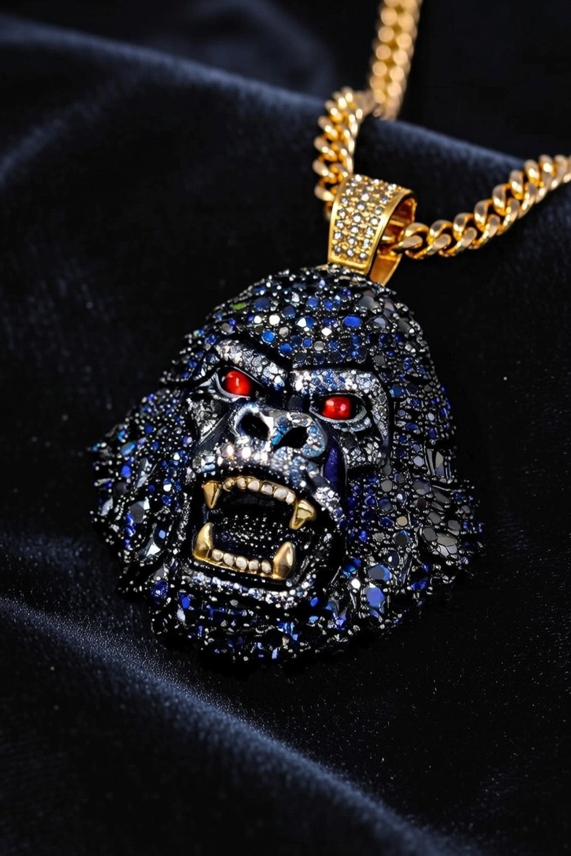 Gorilla King Pendant + NFT